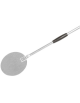 Palettino per pizza in alluminio con piatto rotondo diametro cm 20 - lunghezza cm 150 - portata gr. 800