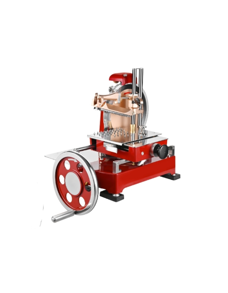 Affettatrice manuale a volano lama mm Ø300 - Taglio mm 0/11 - Corsa carrello mm 260