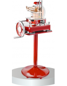 Affettatrice manuale a volano lama mm Ø300 - Taglio mm 0/11 - Corsa carrello mm 260
