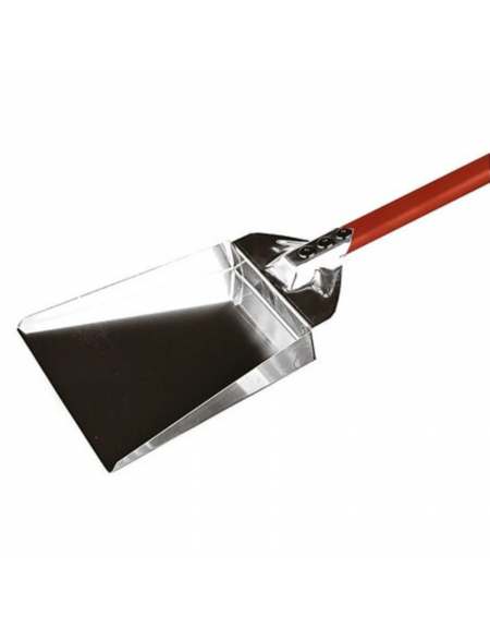 Paletta raccogli cenere in acciaio inox - cm 21x31x173h