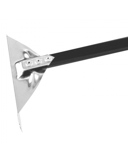 Rastrello per forno a legna in acciaio inox - cm 24x10x150h