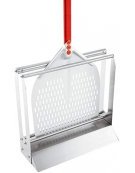 Supporto poggia pala per pizza in acciaio inox - cm 52x16x34h