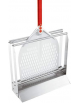 Supporto poggia pala per pizza in acciaio inox - cm 52x16x34h