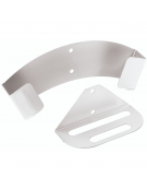 Supporto portapaletto da muro in alluminio - cm 32x10x5h