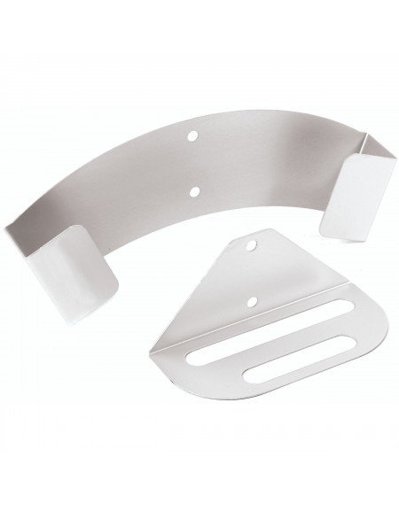 Supporto portapaletto da muro in alluminio - cm 32x10x5h