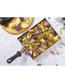 Pinza per teglie in acciaio inox con manico in polipropilene - lunghezza cm 23