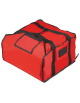 Borsa termica in nylon per trasporto pizza - capacità 4 cartoni cm 30x30 - cm 46x44x20h