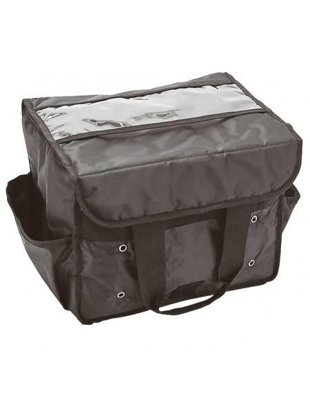 Borsa termica in poliestere e nylon per trasporto pizza - cm 39x27x30h