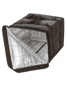 Borsa termica in poliestere e nylon per trasporto pizza - cm 51x46x41h