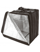 Borsa termica in poliestere e nylon per trasporto pizza - cm 48x48x70h