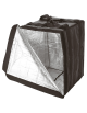 Borsa termica in poliestere e nylon per trasporto pizza - cm 48x48x70h