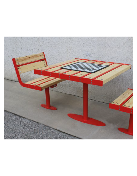 Set composto da 1 tavolo quadrato da 90 cm + 2 sedie con schienale da 60 cm , struttura in acciaio e doghe in legno di pregio