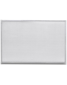 Retina rettangolare per base pizza in alluminio - cm 60x40