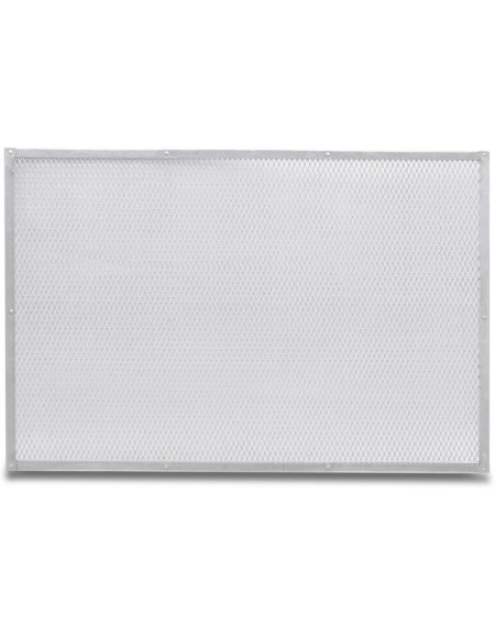 Retina rettangolare per base pizza in alluminio - cm 60x40