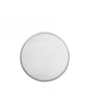 Retina tonda in alluminio per base pizza - diametro cm 33