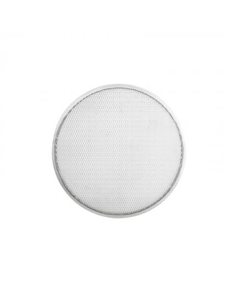 Retina tonda in alluminio per base pizza - diametro cm 33