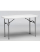 Tavolo catering rettangolare pieghevole in polietilene cm 122x61x74H
