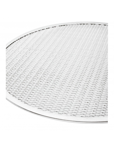 Retina tonda in alluminio per base pizza - diametro cm 60