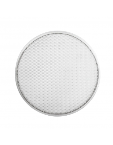 Retina tonda in alluminio per base pizza - diametro cm 60