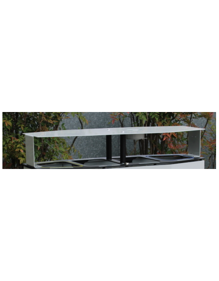 Coperchio con spegnisigarette realizzato in acciaio inox per cod. DN18796