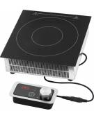 Piastra ad induzione da incasso con comandi remoti - piano cottura cm 36x38 - per pentole diametro da cm 12 a  26