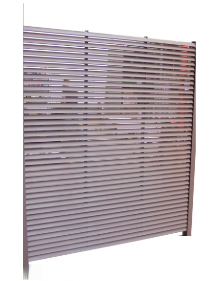 Pannello interasse per isola ecologica realizzata in acciaio zincato a caldo - cm 150x200h