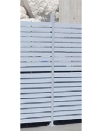 Supporto di mezzo da inghisare per isola ecologica in acciaio zincato a caldo - cm &Oslash;8