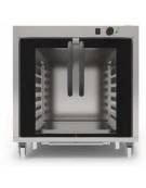 Supporto lievitatore con ruote per forno riscaldato - Dimensioni cm 79,5x65,5x83,5h - Capacità N° 8 Teglie cm 60x40