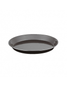 Teglia tonda per pizza in ferro blu pesante - diametro cm 20 - altezza cm 2,5