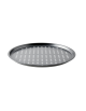 Teglia tonda forata per pizza in acciaio antiaderente - diametro cm 33/30 - altezza cm 1,5