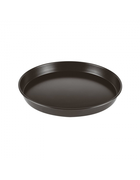 Teglia tonda per pizza in acciaio antiaderente a 2 strati - diametro 24 - altezza 2,5