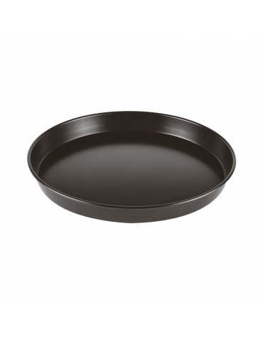 Teglia tonda per pizza in acciaio antiaderente a 2 strati - diametro 26 - altezza 2,5