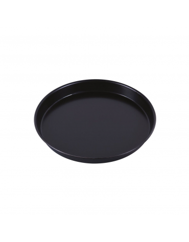 Teglia tonda per pizza in ferro blu - diametro cm 20 - altezza cm 2,5