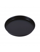 Teglia tonda per pizza in ferro blu - diametro cm 24 - altezza cm 2,5