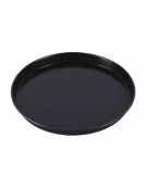 Teglia tonda per pizza in ferro blu - diametro cm 30 - altezza cm 2,5