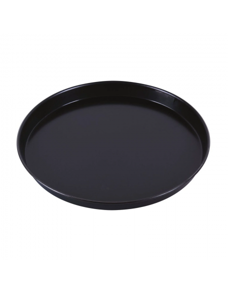 Teglia tonda per pizza in ferro blu - diametro cm 30 - altezza cm 2,5