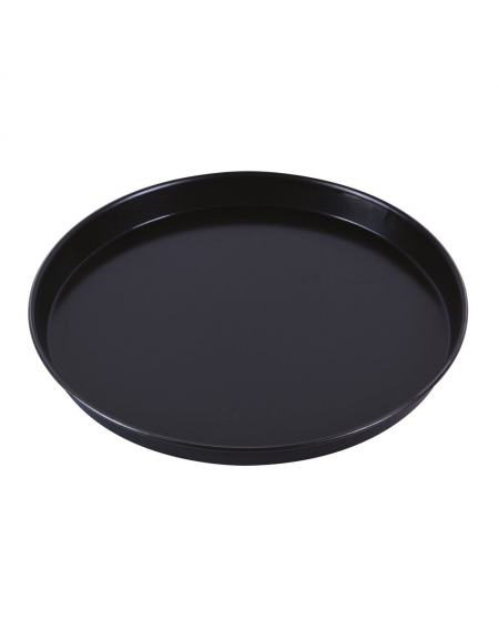 Teglia tonda per pizza in ferro blu - diametro cm 30 - altezza cm 2,5