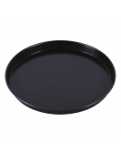 Teglia tonda per pizza in ferro blu - diametro cm 36 - altezza cm 2,5