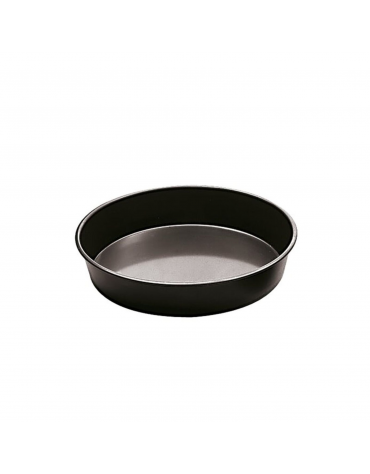 Teglia tonda per pizza in ferro blu - diametro cm 16 - altezza cm 3,5