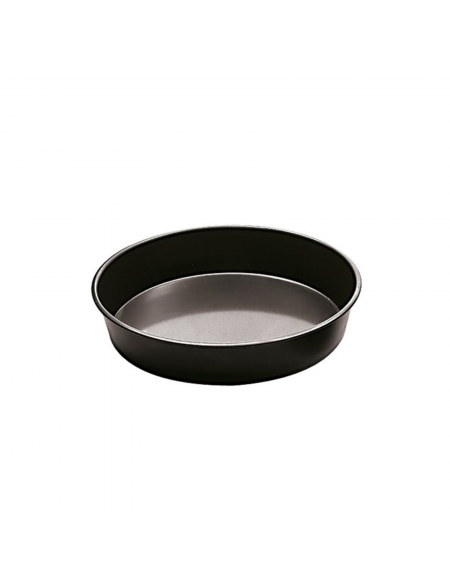 Teglia tonda per pizza in ferro blu - diametro cm 16 - altezza cm 3,5