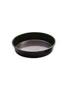 Teglia tonda per pizza in ferro blu - diametro cm 18 - altezza cm 3,5