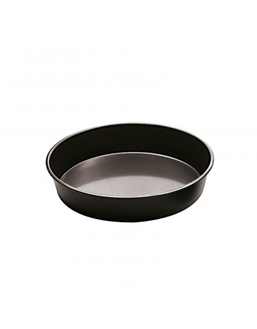 Teglia tonda per pizza in ferro blu - diametro cm 20 - altezza cm 3,5