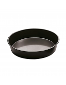 Teglia tonda per pizza in ferro blu - diametro cm 30 - altezza cm 3,5