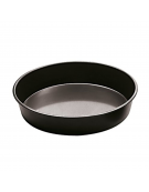 Teglia tonda per pizza in ferro blu - diametro cm 36 - altezza cm 3,5