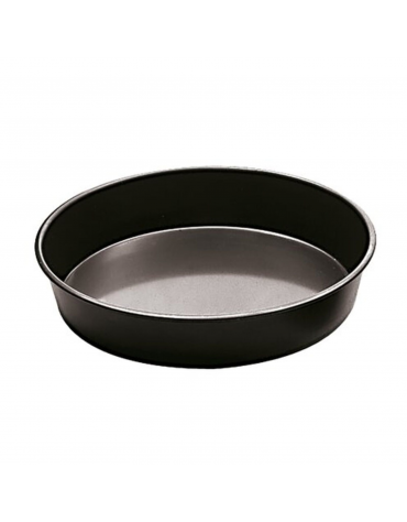 Teglia tonda per pizza in ferro blu - diametro cm 40 - altezza cm 3,5