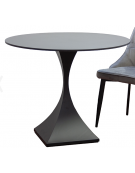 Base per tavolo in acciaio verniciato con piedini regolabili - cm 50x50x72h