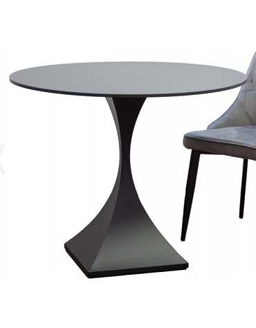 Base per tavolo in acciaio verniciato con piedini regolabili - cm 50x50x72h