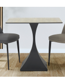 Base per tavolo in acciaio verniciato con piedini regolabili - cm 50x50x72h