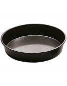 Teglia tonda per pizza in ferro blu - diametro cm 60 - altezza cm 4