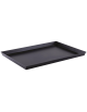 Teglia per pizza rettangolare in ferro blu - cm 65x45x3h